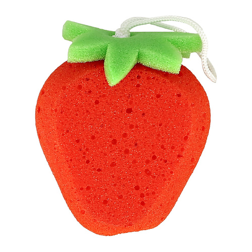 DECO. Губка для тела со шнурком strawberry #1