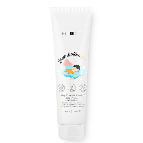 MIXIT Детский крем под подгузник Bambolino 0+ Baby Diaper Cream 100 #1