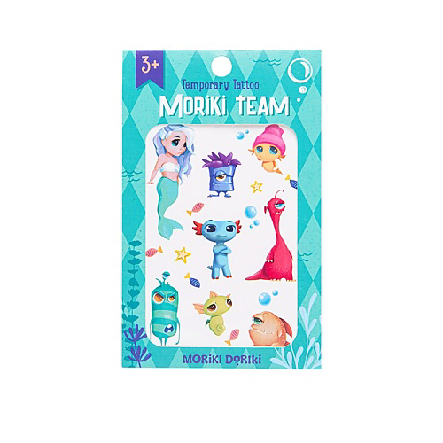 MORIKI DORIKI Детские переводные татуировки Temporary TATTOO MORIKI TEAM #1