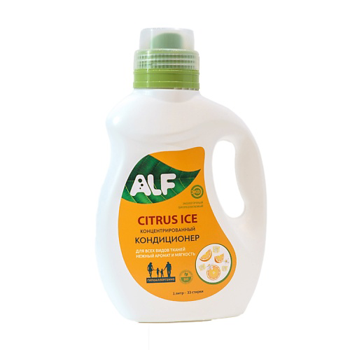 ALF Гипоаллергенный высококонцентрированный кондиционер для белья Citrus ice ЭКО БИО 1000 #1