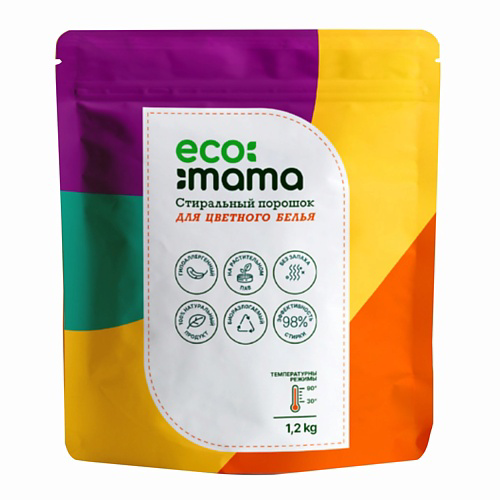 ECO MAMA Стиральный порошок для цветного белья 1200 #1