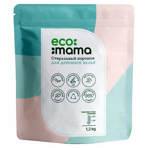 ECO MAMA Стиральный порошок для детского белья 1200 #1