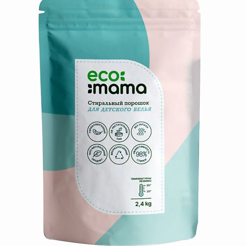 ECO MAMA Стиральный порошок для детского белья 2400 #1