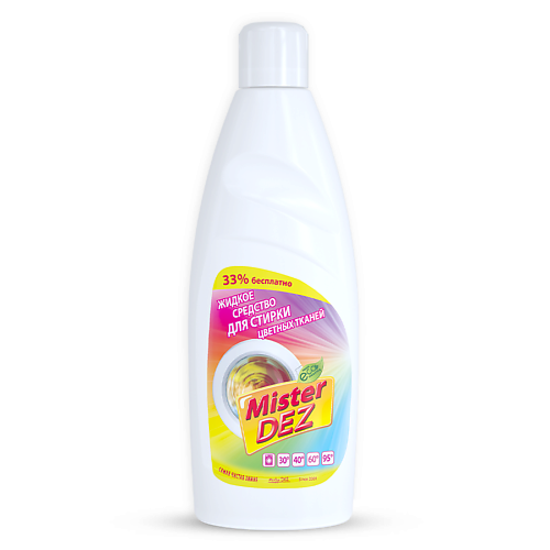 MISTER DEZ Eco-Cleaning  Жидкое средство для стирки цветного белья 1000 #1