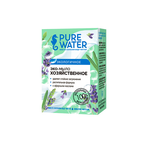 PURE WATER Хозяйственное мыло 175 #1