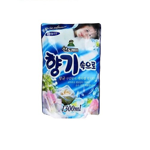 SANDOKKAEBI Концентрат кондиционера для белья Soft Aroma Aqua Blue cвежесть океана 1300 #1