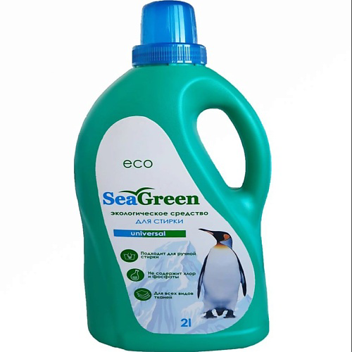 SEAGREEN Экологичный концентрированный гель для стирки, Универсальный 2000 #1