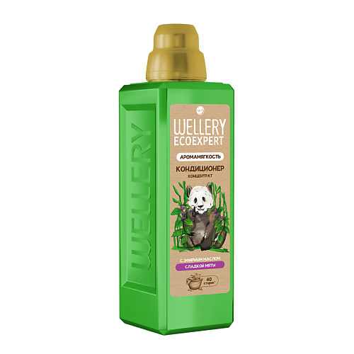WELLERY ECOEXPERT Кондиционер для белья АромаМягкость с эфирным маслом МЯТЫ 1000 #1