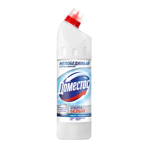 DOMESTOS Ультра Белый, чистящее средство для туалета, Антибактериальный эффект 750 #1