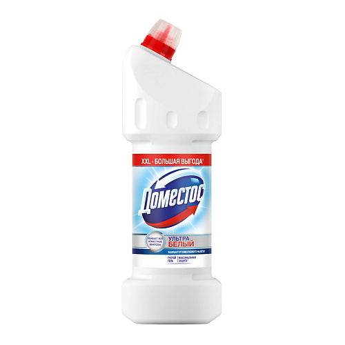 DOMESTOS Ультра Белый, чистящее средство для туалета, Антибактериальный эффект 1500 #1