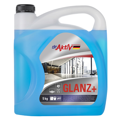 DR.AKTIV PROFESSIONAL Средство для мытья окон, зеркал и стеклянных поверхностей GLANZ PLUS 5000 #1