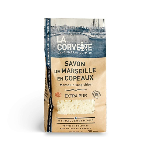 LA CORVETTE Традиционное марсельское растительное мыло-стружка Savon de Marseille en Copeaux Extra Pur #1