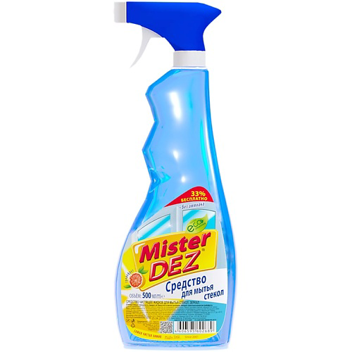 MISTER DEZ Eco-Cleaning Средство для мытья стекол с ароматом грейпфрута 500 #1