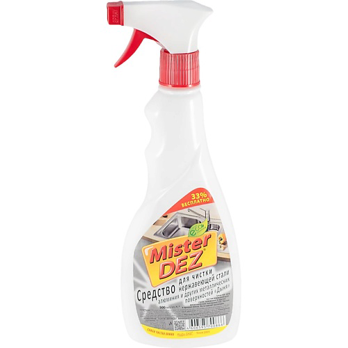 MISTER DEZ Eco-Cleaning Средство для чистки нержавеющей стали, алюминия и металлических поверхностей 750 #1