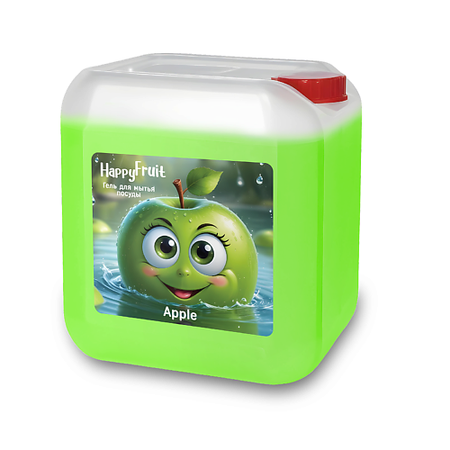 HAPPYFRUIT Гель для мытья посуды с ароматом яблока, концентрированный 5000 #1