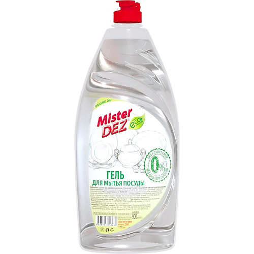MISTER DEZ Eco Cleaning Гель для мытья посуды Organic oil 1000 #1