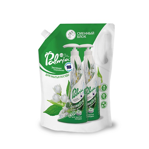 PALMIA Средство для мытья посуды с ароматом зеленого чая и жасмина Aromatica 1000 #1