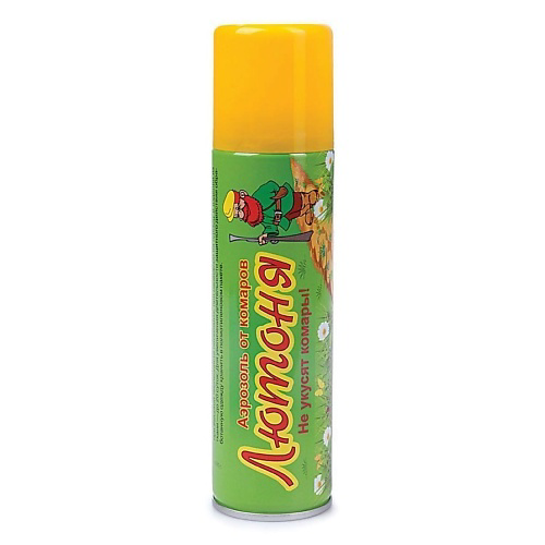 ЛЮТОНЯ Аэрозоль от комаров, мокрецов, москитов, мошек, слепней, блох 150 #1