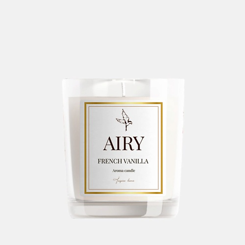 AIRYCANDLES Свеча ароматическая FRENCH VANILLA с деревянным фитилем 190 #1