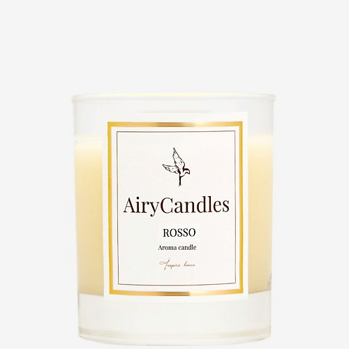 AIRYCANDLES Свеча ароматическая ROSSO с деревянным фитилем 190 #1