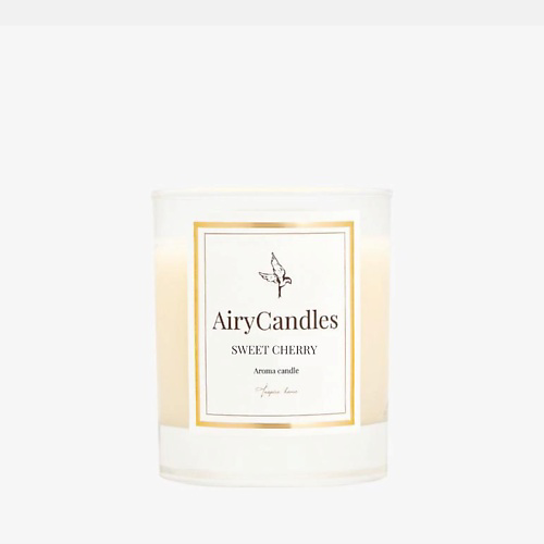 AIRYCANDLES Свеча ароматическая SWEET CHERRY с деревянным фитилем 190 #1