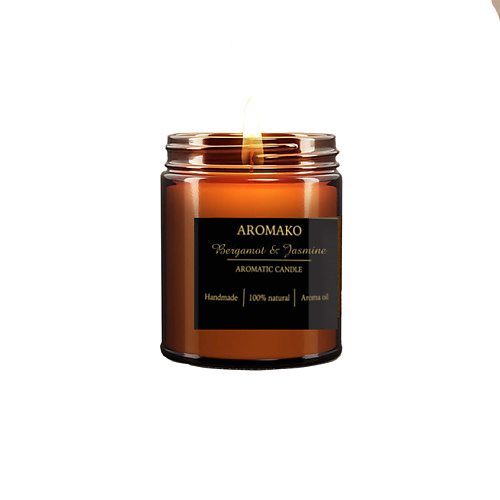AROMAKO Свеча"Bergamot & Jasmine" 100 #1
