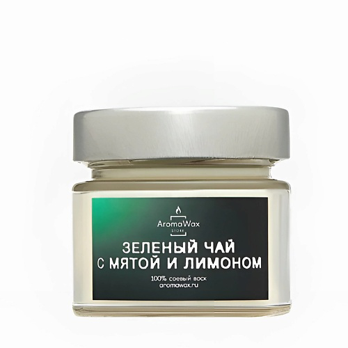 AROMAWAX Ароматическая свеча Зеленый чай с мятой и лимоном 100 #1