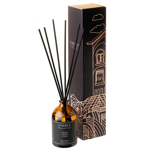 EMERGE Диффузор ароматический Orange Jasmine Vanilla для дома с палочками 100 #1