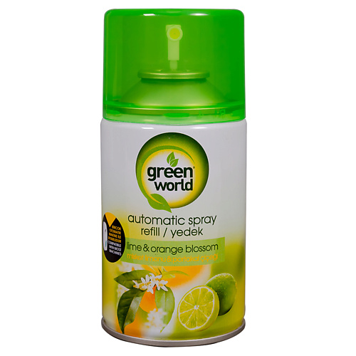 GREEN WORLD Освежитель воздуха (сменный баллон) Lime&Orange Blossom 250 #1