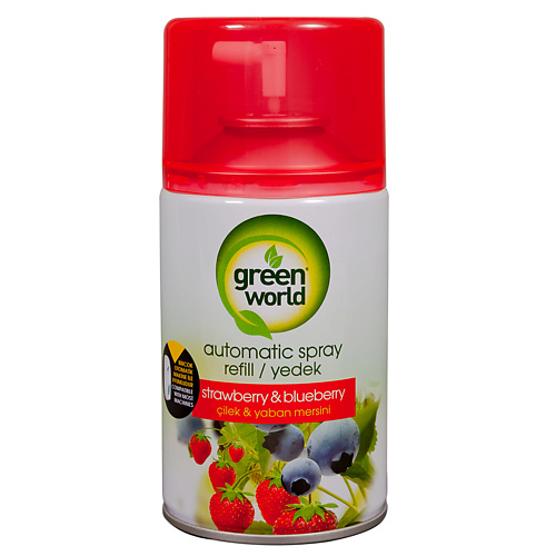 GREEN WORLD Освежитель воздуха (сменный баллон) Strawberry&blueberry 250 #1