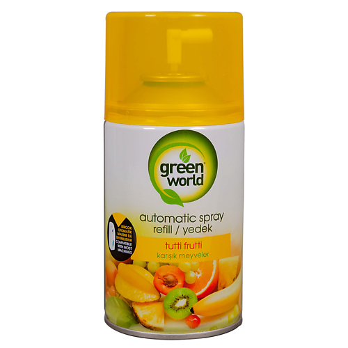 GREEN WORLD Освежитель воздуха (сменный баллон)  Tutti Frutti 250 #1