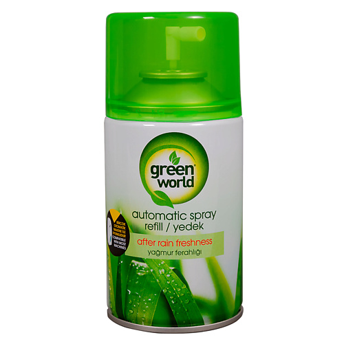 GREEN WORLD Освежитель воздуха (сменный баллон) After rain freshness 250 #1