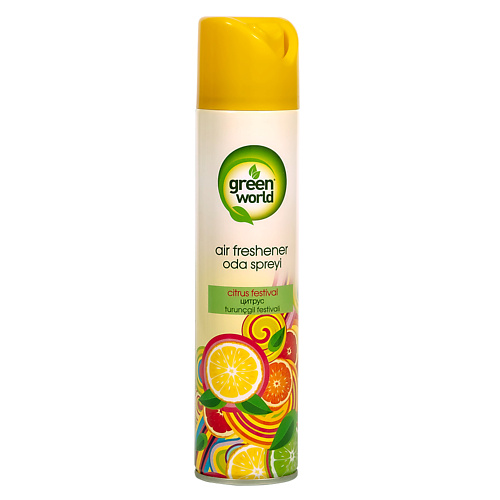GREEN WORLD Освежитель воздуха Waterbase Цитрусовый фестиваль 300 #1