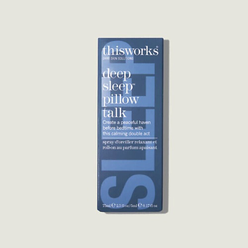 THIS WORKS Ароматический тальк для подушки deep sleep С лавандой, ромашкой и ветивертом 75 #1