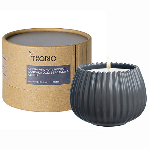 TKANO Свеча ароматическая Sandalwood, Bergamot & Citrus 200 #1