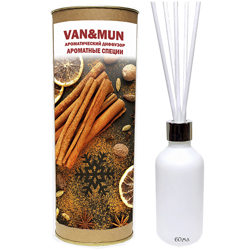 VAN&MUN Ароматический диффузор Ароматные специи с палочками для дома и офиса 60 #1