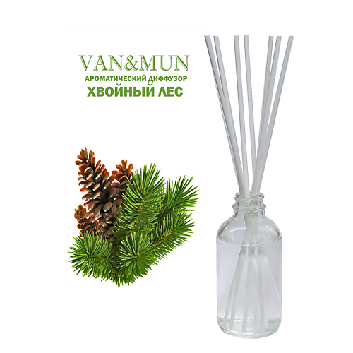 VAN&MUN Ароматический диффузор Хвойный лес с палочками для дома и офиса 100 #1