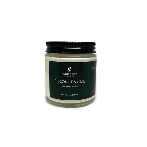WHITE FOX Ароматическая свеча "Coconut & Lime" 120 #1