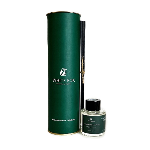 WHITE FOX Диффузор с палочками "Sandalwood & Leather" 50 #1