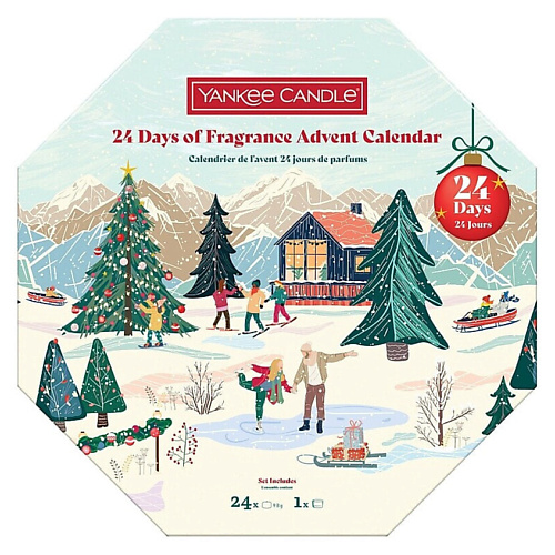 YANKEE CANDLE Адвент-календарь 24 days of Fragrance Wreath Advent Calendar #1