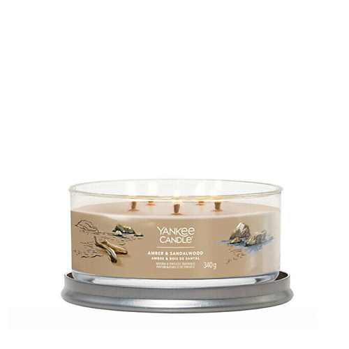 YANKEE CANDLE Ароматическая свеча Amber & Sandalwood 340 #1