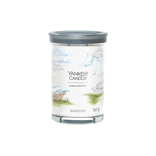 YANKEE CANDLE Ароматическая свеча Clean Cotton 567 #1