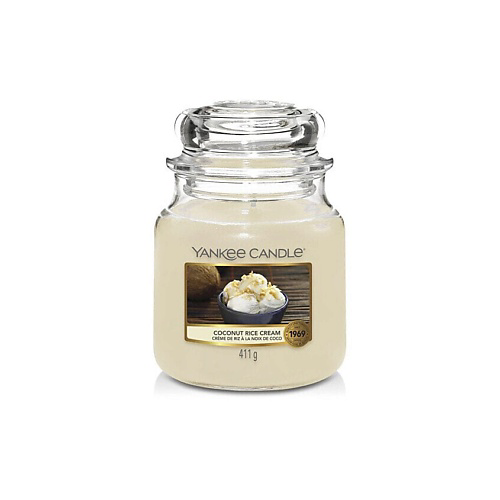 YANKEE CANDLE Ароматическая свеча Coconut Rice Cream 411 #1