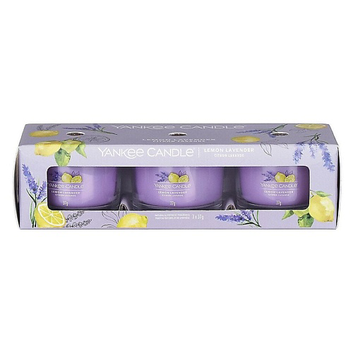 YANKEE CANDLE Набор ароматических свечей Lemon Lavender #1