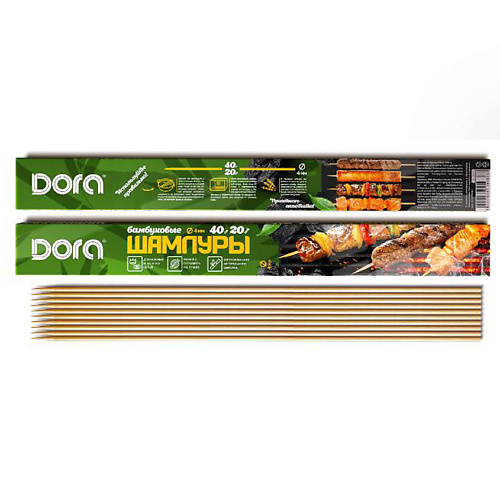 DORA Шпажки бамбуковые 40см, 20шт #1