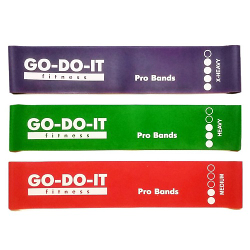 GO-DO-IT Набор фитнес-резинок STANDARD #1