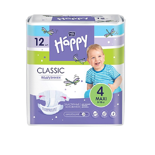 BELLA BABY HAPPY Подгузники для детей Classic Maxi с эластичными боковинками #1