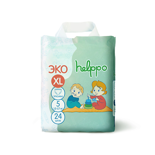 HELPPO Трусики-подгузники ЭКО  XL 12-17 кг #1