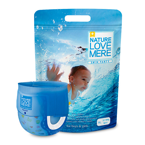 NATURE LOVE MERE Подгузники для плавания XL, 12-16 кг #1