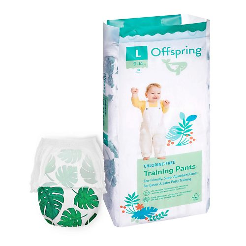 OFFSPRING Трусики-подгузники, L 9-14 кг Тропики #1